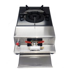 극동주공 쌍형렌지 1구 주물 쌍관버너 업소용/야외용 고화력 가스레인지, LPG, 저압