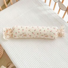 BB優選 嬰兒安撫側身睡枕, 粉花兔 長40cm直徑9cm