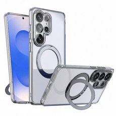 GS 3C 磁吸支架手機殼 適用三星 防摔保護套 附一體式摺疊支架 霧透質感