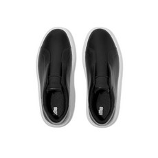 핏플랍 RTG 여성 레더스웨이드 Laceless 스니커즈 - 블랙 FT59K2N135