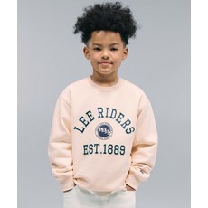 LEE KIDS 리 라이더스 바시티 로고 스웻셔츠 피치 LK2601CR23PE 489489