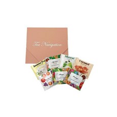 TEA NAVIGATION 홍차 선물 티백 과일 차 세트 7종 아소트 7포 선물 포장 럭셔리 손 기념품 선물 엄선 선물 선물 포장 완료, 1개