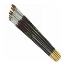 화홍산업 848 유화 아크릴 겸용붓 세트 7종, 2호, 4호, 6호, 8호, 10호, 12호, 14호, 1세트