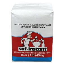 테이블탑 킹 레사프 SAF-인스턴트 레드 1 lb. 진공 포 TableTop King Lesaffre SAF-Instant Red 1 lb. Vacuum Packed Dry Yea, 1개, 454g