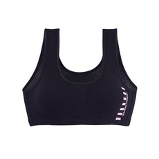 고아라 패드삽입형 노와이어 면스판 스포츠브라탑