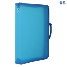 프로비즈 손잡이 지퍼 화일케이스 A4, 블루, 상세페이지 참조