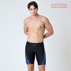 베이직엘르 베이직 엘르남성인 실내수영복 5부 사각수영복 BEZT405K 2472145