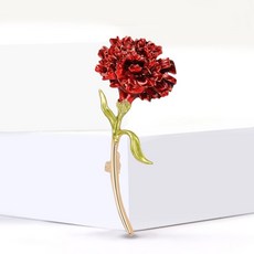 빨간 감사 스승의날 카네이션 브로치 뱃지 mas87HXD