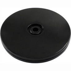 비브랜드 회전 트레이 주방 양념 화장품 정리 4인치 블랙 아크릴, 검정