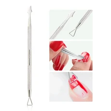 Nailpop 전문 스테인레스 스틸 네일 커터 가위 니퍼 기능 큐티클 푸셔 리무버 매니큐어 아트 케어 도구, 04 nail planer 1pc