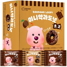 개별포장 미니 약과도넛 (20개입) 초코맛, 2개, 400g