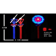 蜘蛛人 燈光 音樂 旋轉棒 復仇者聯盟 5燈 T棒 燈籠, 1個