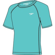 Speedo UV 수영 셔츠 반소매 루즈핏 이지 티