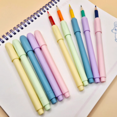 라로미 몽당연필 연장홀더 연필깍지, 10개, 핑크+옐로우+그린+블루+퍼플