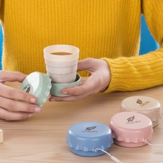 아웃도어 휴대용 접이식 폴딩 컵 등산 캠핑 물컵, 1개, 접이식휴대용물컵