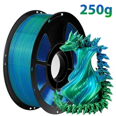 3D 프린터 필라멘트 컬러 레드 실크 PLA 블루, Blue Green 250g