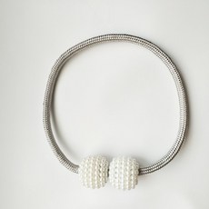 【펀치 프리】마그네틱 커튼 스트랩 끈 걸이 볼 스타일링 거친 가정용 거실 크리에이티브 볼, 색깔2, 칠조, 1개