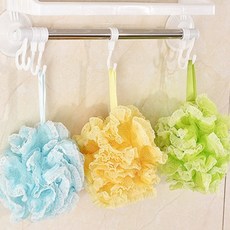 [전교일등 사장님] 저자극 레이스 샤워볼 4개입 색상랜덤 풍성한 거품 목욕볼 어린이 아기