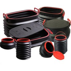 세차 정리 용품 트렁크 접이식 차량용 수납 접었다폈다 물통 양동이 버킷, 37L접이식버킷(커버포함), 1개