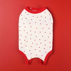 강아지올인원 여아용 민소매 패턴 올인원 XS-3XL, 1개, AL080RE