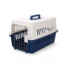 이지핏 반려동물 전용 하드형 이동장 켄넬, 1개, 블루