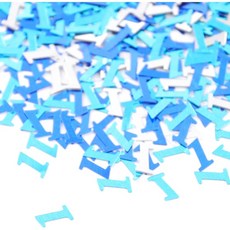 다채로운 테이블 색종이 숫자 18 30 40 50 60 생일 기념일 웨딩 파티 장식, 30g per bag, Blue 1th