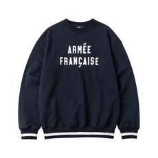 카네이테이 ARMEE FRANCAISE CREWNECK (NAVY)