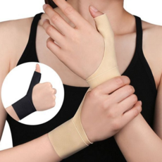 엄지 손가락 보호대 운동 헬스 통기성 손목 보호대 염좌 관절 컴퓨터, 우측 스킨 (6031-4)