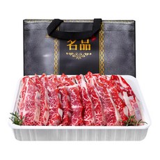 [프리미엄] 미국산 초이스 꽃갈비 LA갈비 선물세트 (10mm 구이용), 1세트, 2kg