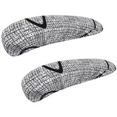 Smiry 스트레치 프린트 컴퓨터 사무실 의자 커버 팔걸이 커버 포함 부드러운 핏 범용 탈착식 세탁 가능한 책상 회전 의자 슬립커버 지퍼가 있는 먼지 방지 스판덱스 프로텍, 그레이 및 블랙