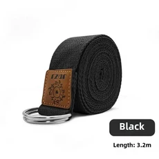 발레 부드러움 탄성 스트레칭 벨트 한 단어 Horsewhip 댄스 연습 견인 요가 벽돌 스포츠 엔터테인먼트, 02 Black