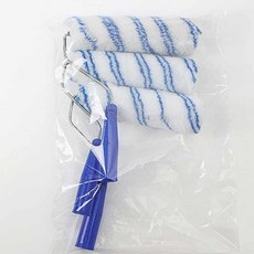 페인트 롤러 3p세트(블루) 페인트부자재 도배로라hoh9+3Frs