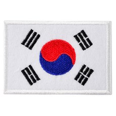 태극기 와펜 패치 대한민국생산 제품