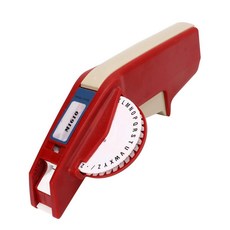 Asixxsix 엠보싱 라벨 메이커 휴대용 메이커 기계 2가지 색상 테이프 포함 한 손으로 수동 3D 프린터 라벨러 DIY 정리 및, Asixxsix 엠보싱 라벨 메이커, 휴대용 메이커 기