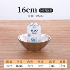 16cm 201亮光款 不鏽鋼斗笠碗 隔熱拉麪碗, 1個, 10個裝出廠價 ,16cm碗201亮光容量非常小
