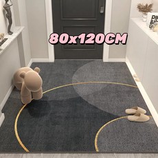 코일 발매트 인테리어 출입문 발판 현관 코일 매트 모던 북유럽 패턴 바닥 발매트, C