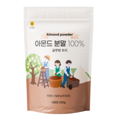 [첨가물 없이 아몬드 100%] 비이츠 글루텐프리 아몬드가루, 1개, 250g