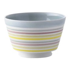 HASAMI WARE 파스텔 줄무늬 덮밥보울 L 420g, 1개, 블루