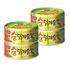 동원 순닭가슴살 통조림, 135g, 4개