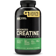 옵티멈 뉴트리션 Optimum Nutrition 미분화 Creatine Monohydrate Capsules Keto Friendly 2500mg 100 Capsules, 300정, 1개