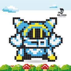 디폼블럭 8mm 게임 캐릭터 커비 포켓몬 마리오 도안 세트, 2-18.다크2, 1개