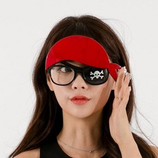 해적두건 안경 할로윈 파티 의상소품 코스프레 행사, 1개, 기본