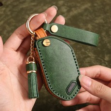 카벤더 2026 디올뉴 셀토스 키케이스 가죽 5버튼 7버튼 악세사리 용품, 그린