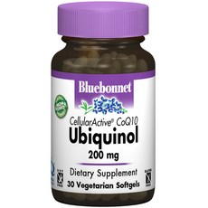 Bluebonnet 還原型輔酶Q10植物軟膠囊 200mg, 30顆, 1罐