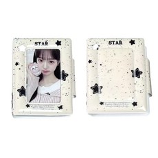 스타 아이돌 사진 풀라로이드 앨벙 포토카드 앨벙, 크림색