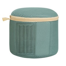 內衣護洗袋，洗衣機專用，細網保護，防止變形，多尺寸可選，耐用材質，旅行便攜, 素色灰綠, 1個