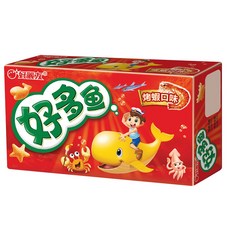 好麗友 好多魚 烤蝦口味, 1個, 好多魚【烤蝦口味】90g