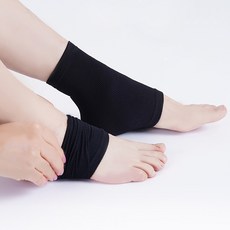 발뒤꿈치 실리콘 보습 풋패드 블랙, 36g, 1개, 2개입