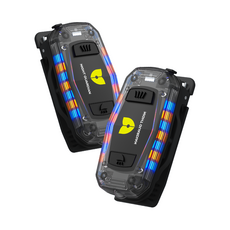 나이트가디언L02U 경찰 적색 청색 충전식 자전거 LED 후미등 바이크 경광등 배달, 1개, NGL02U 적색_청색