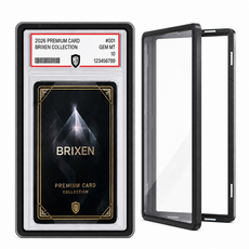 브릭센 PSA BRG CGC 알루미늄 케이스 UV차단 등급카드, 1개, 블랙